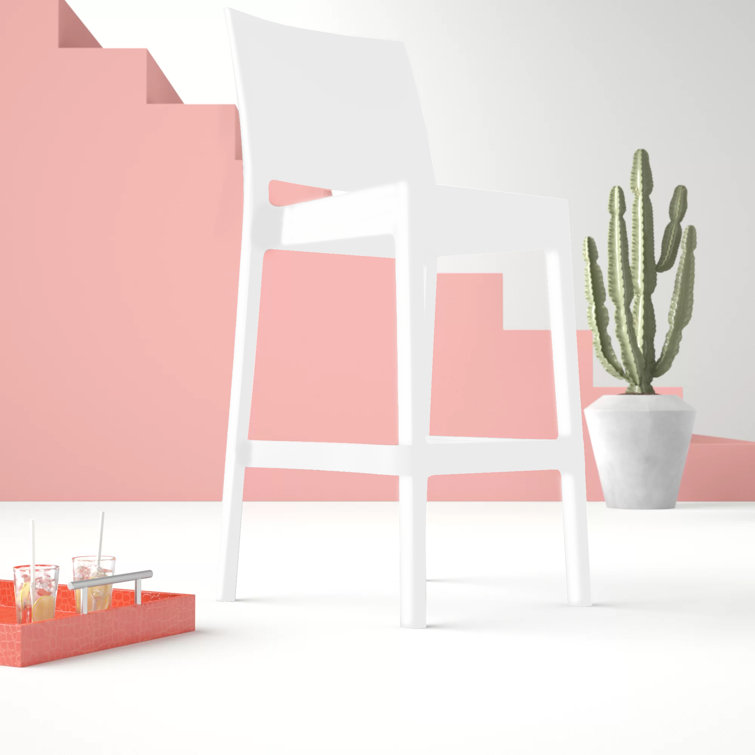 Hashtag Home Adrienne Patio Bar Stool & Reviews Wayfair